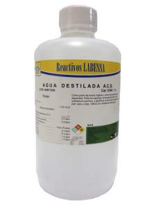 AGUA DESTILADA 1 LITRO - HERCO